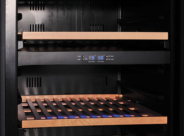 CANTINA VINO REFRIGERATA 470 DA INCASSO DOPPIA TEMPERATURA